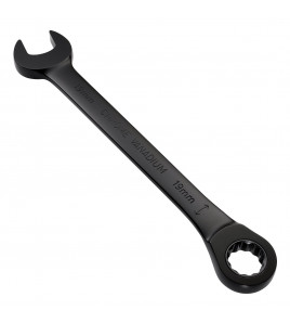 Draper Expert HI-TORQ® Metric Reversible Ratchet Combination Spanner, 19mm, Black