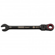 Draper Expert HI-TORQ® Metric Flexible Head Ratchet Combination Spanner, 11mm, Black