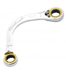 Draper Expert HI-TORQ® Double Ring Ratchet Half Moon Spanner, 14 x 16mm