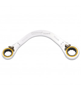 Draper Expert HI-TORQ® Double Ring Ratchet Half Moon Spanner, 14 x 16mm