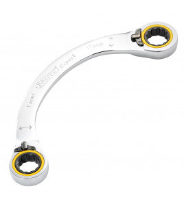 Draper Expert HI-TORQ® Double Ring Ratchet Half Moon Spanner, 15 x 17mm