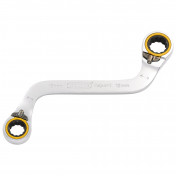 Draper Expert HI-TORQ® Double Ring Ratchet S-Shape Spanner, 10 x 12mm