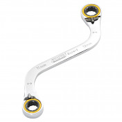 Draper Expert HI-TORQ® Double Ring Ratchet S-Shape Spanner, 11 x 13mm