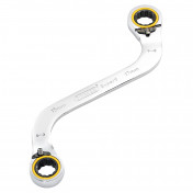 Draper Expert HI-TORQ® Double Ring Ratchet S-Shape Spanner, 15 x 17mm