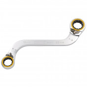 Draper Expert HI-TORQ® Double Ring Ratchet S-Shape Spanner, 19 x 22mm