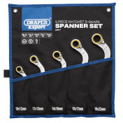 Draper Expert HI-TORQ® Double Ring Ratchet S-Shape Spanner Set (5 Piece)