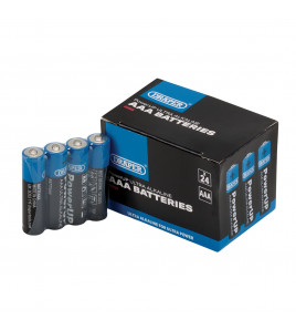 Draper PowerUP Ultra Alkaline AAA Batteries (Pack of 24)
