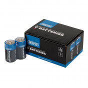 Draper PowerUP Ultra Alkaline C Batteries (Pack of 12)