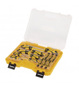 Screwdriver Set with Case, Yellow (14 Piece)