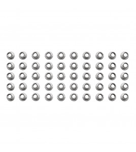 Zinc Plated Threaded Insert Rivet Nuts, M5 x 0.8mm (Pack of 50)