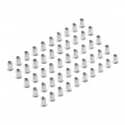 Zinc Plated Threaded Insert Rivet Nuts, M6 x 1.0mm (Pack of 50)