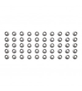 Zinc Plated Threaded Insert Rivet Nuts, M6 x 1.0mm (Pack of 50)