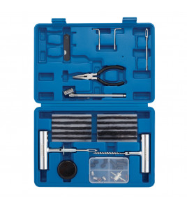 Tyre Puncture Repair Kit for Tubeless Off Road Vehicles (65 Piece)