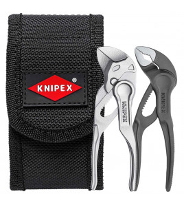 KNIPEX 00 20 72 V04 XS Mini Pliers Set in Belt Pouch, 2 Part