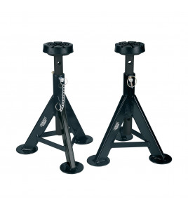Draper Expert Axle Stands, 3 Tonne, Black (Pair)