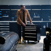 BUNKER® 25 Piece Modular Storage Combo with Sink and Stainless Steel Worktop, 4915mm