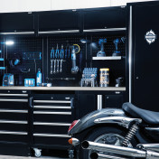 BUNKER® 16 Piece Modular Storage Combo with Stainless Steel Worktop, 3240mm