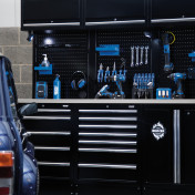 BUNKER® 14 Piece Modular Storage Combo with Stainless Steel Worktop 2040mm