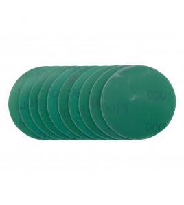 Wet and Dry Sanding Discs with Hook and Loop, 75mm, 1000 Grit (Pack of 10)