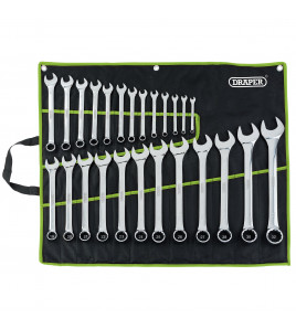 Combination Spanner Set, Green (25 Piece) - Discontinued