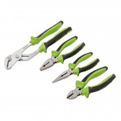 Soft Grip Pliers Set, Green (4 Piece) - Discontinued