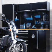 BUNKER® 11 Piece Modular Storage Combo with Hardwood Worktop, 1960mm