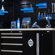 BUNKER® 11 Piece Modular Storage Combo with Stainless Steel Worktop, 1960mm