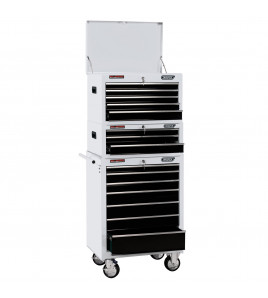 Draper Expert Combined Roller Cabinet and Tool Chest, 15 Drawer, 26, White