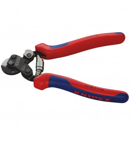 KNIPEX 95 62 160 SB Wire Rope Cutter for High-Strength Wire Rope, 160mm