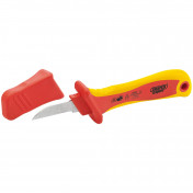 VDE Approved Fully Insulated Cable Knife, 200mm