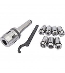Mill Chuck Set, MT3 - M12 Diameter, 4 - 16mm