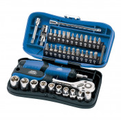 Draper Expert Socket and Bit Set, 1/4 Sq. Dr. (39 Piece)