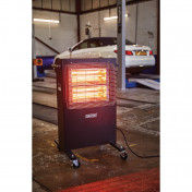 230V Infrared Cabinet Heater, 2.8kW, 9553 BTU