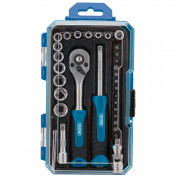 Socket Set, 1/4 Sq. Dr. (35 Piece)