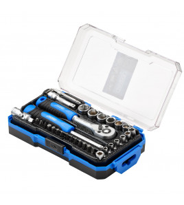 Socket Set, 1/4 Sq. Dr. (35 Piece)