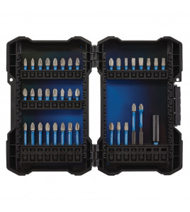 Draper Expert Impact Screwdriver Bit Set, 1/4 Hex (38 Piece)