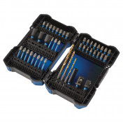 Draper Expert Impact Screwdriver Bit Set, 1/4 Hex (44 Piece)