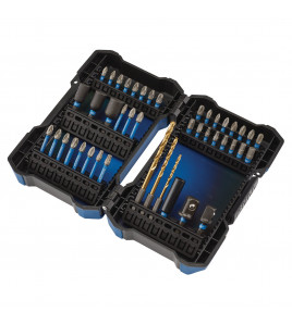 Draper Expert Impact Screwdriver Bit Set, 1/4 Hex (44 Piece)