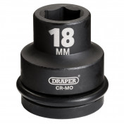 Draper Hi-TORQ® Impact Socket, 3/4 Sq. Dr., 18mm