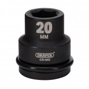 Draper Expert Hi-TORQ® Impact Socket, 3/4 Sq. Dr., 20mm