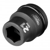 Draper Expert HI-TORQ® 6 Point Impact Socket, 3/4 Sq. Dr., 21mm