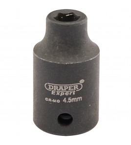 Draper HI-TORQ® 6 Point Impact Socket, 1/4 Sq. Dr., 4.5mm