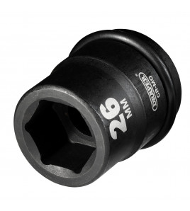 Draper Hi-TORQ® Impact Socket, 3/4 Sq. Dr., 26mm