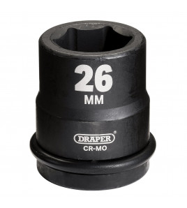 Draper Hi-TORQ® Impact Socket, 3/4 Sq. Dr., 26mm