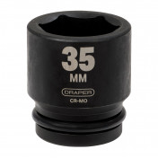 Draper Hi-TORQ® Impact Socket, 3/4 Sq. Dr., 35mm