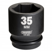 Draper Hi-TORQ® Impact Socket, 3/4 Sq. Dr., 35mm