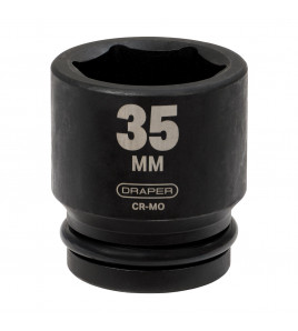 Draper Hi-TORQ® Impact Socket, 3/4 Sq. Dr., 35mm