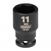 Draper HI-TORQ® 6 Point Impact Socket, 1/4 Sq. Dr., 11mm