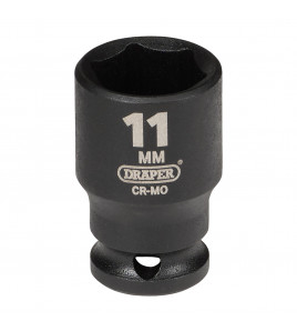 Draper HI-TORQ® 6 Point Impact Socket, 1/4 Sq. Dr., 11mm