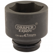 Draper Expert HI-TORQ® 6 Point Impact Socket, 3/4 Sq. Dr., 47mm